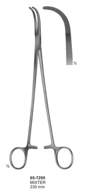 Dissecting And Ligature Forceps Vessel Clamps